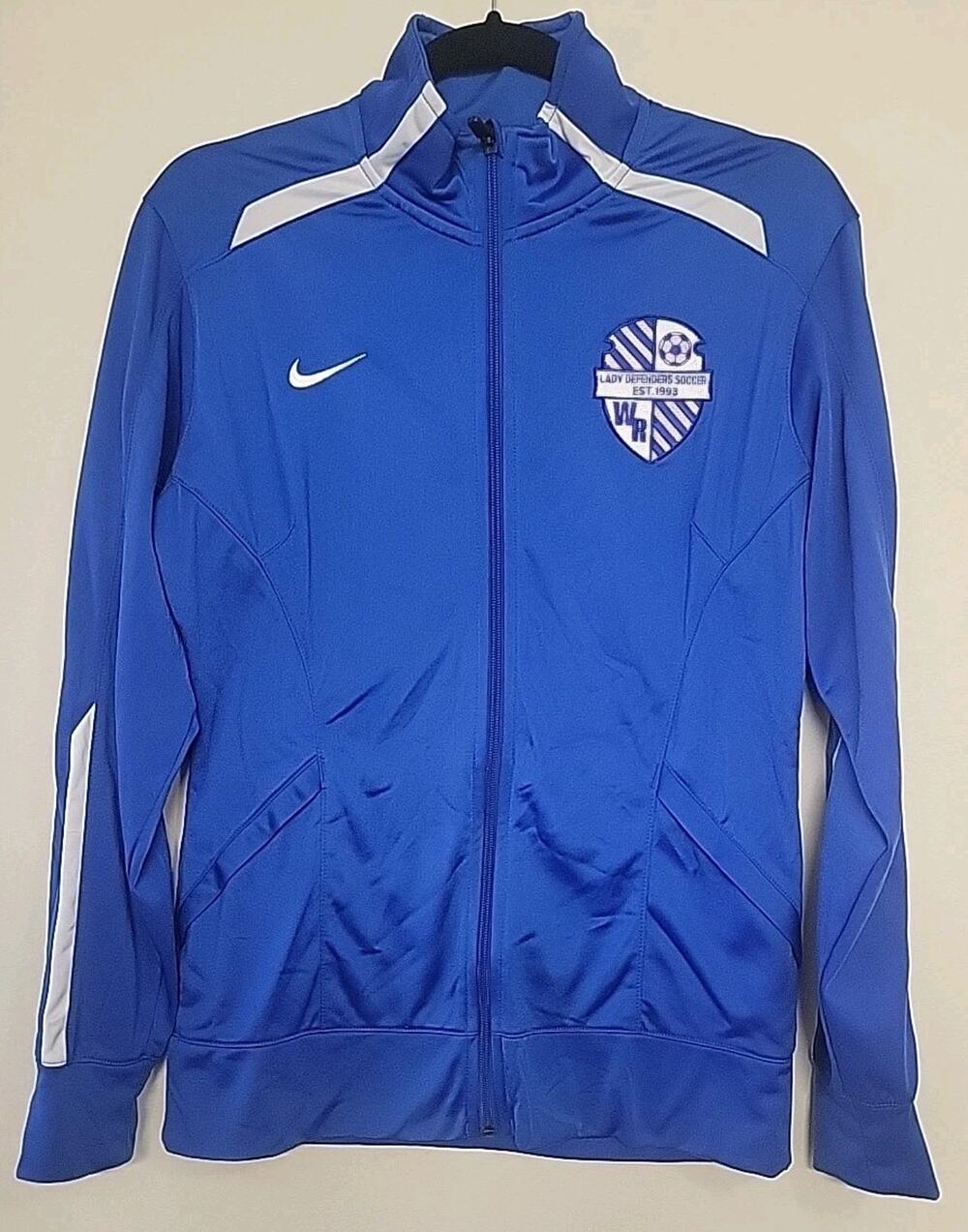 Ladies Defenders Soccer WR Est 1993 Nike Full Zip Windbreaker Athleticwear Club